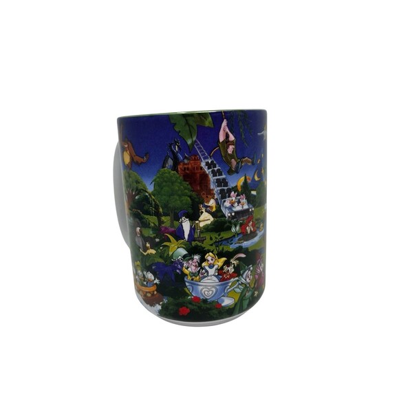 Walt Disney World Mug Cup GRANDPA Four Parks Coffee Tea All Over Character - Picture 7 of 14